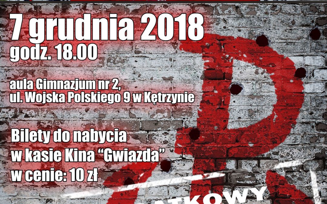 Spektakl – „Młodzież 44 – pamiętamy” – dodatkowy spektakl/relacja 7.12.2018 18:00