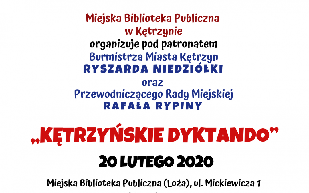 KĘTRZYŃSKIE DYKTANDO 20.02.2020 9:30